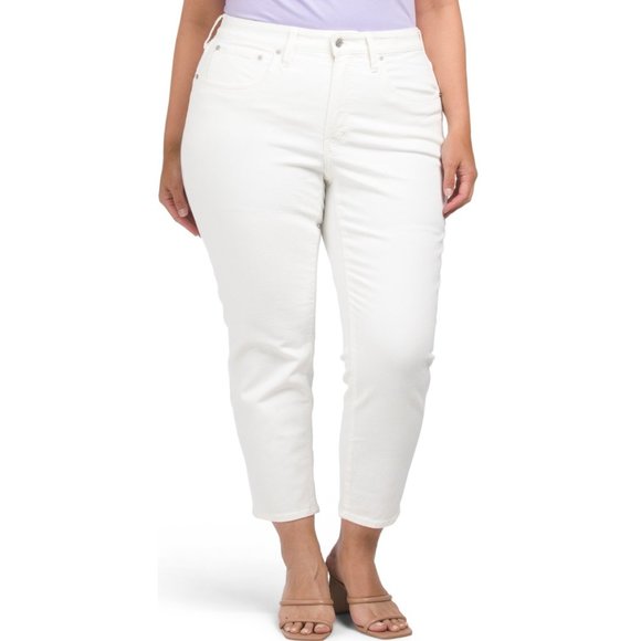 MADEWELL Mom Jeans Tile White - Picture 1 of 2